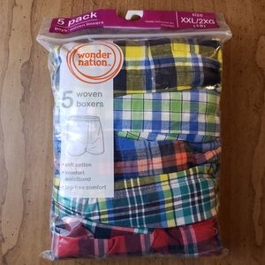 NWT Wonder Nation Boys Boxer Briefs